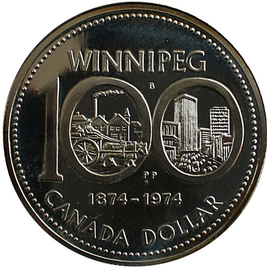 1 Dolar - 100 Lat Winnipeg 1975 r. - Kanada