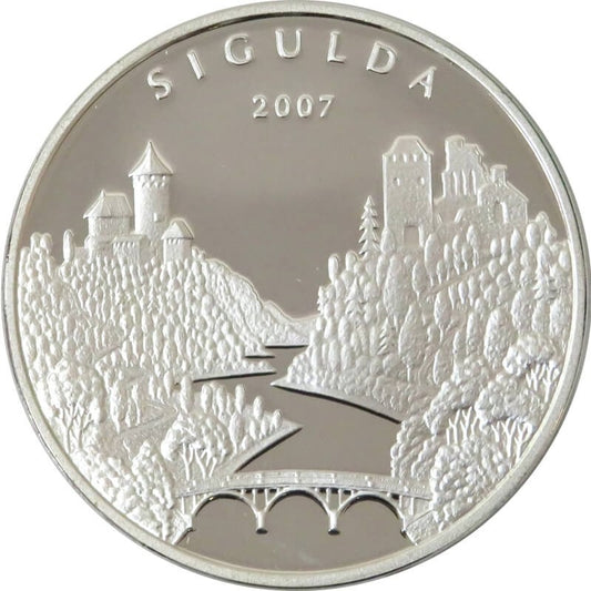 1 lats, Łotwa -Sigulda, 2007