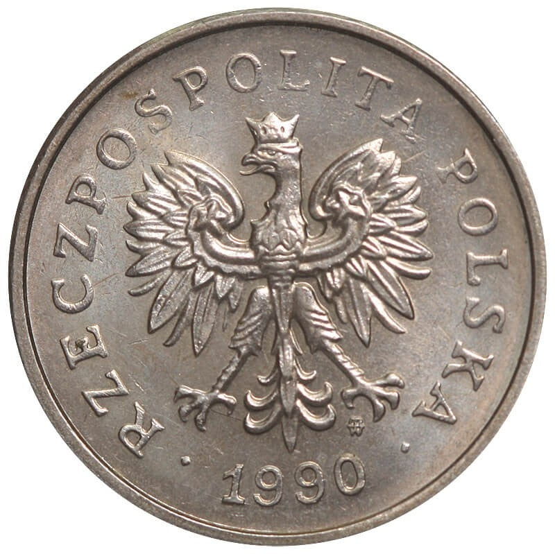 1 złoty, 1990, stan 1-