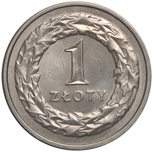 1 złoty, 1992, stan 1/1-