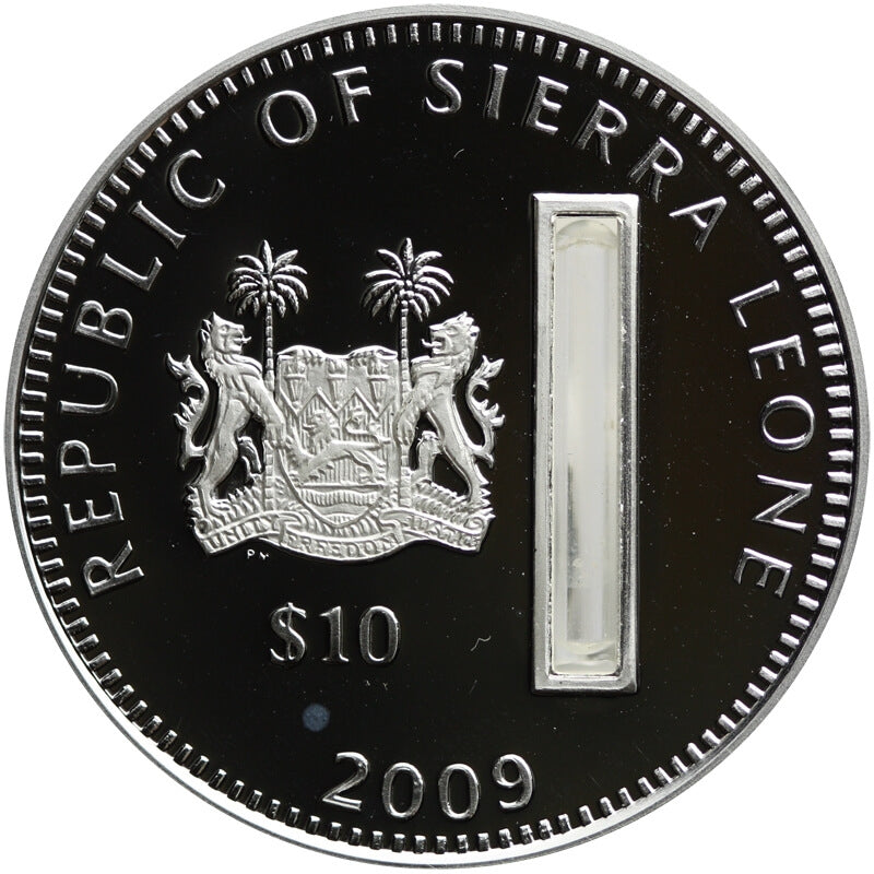 10 dolarów, Sierra Leone, Sanktuarium Jasna Góra, 2009, srebro