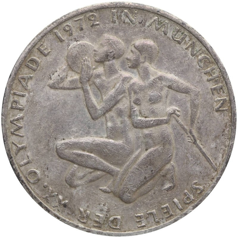 10 marek, 1972 G , Igrzyska Olimpijskie, Monachium, srebro