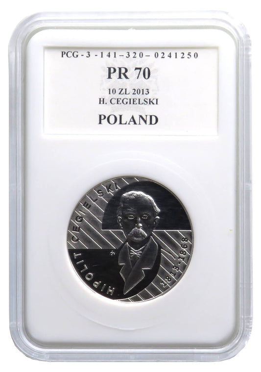 10 zł, Hipolit Cegielski, 2013, PCG PR70