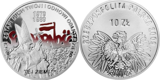 10 zł, Polska droga do wolności (wybory 1989, JPII)