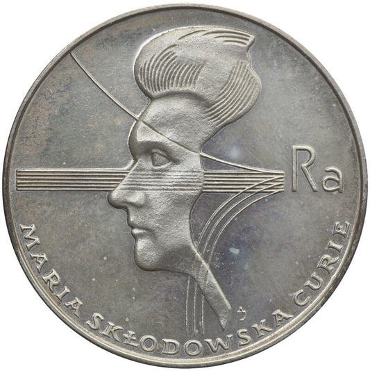 100 zł, Maria Skłodowska -Curie 1974, brak kapsla