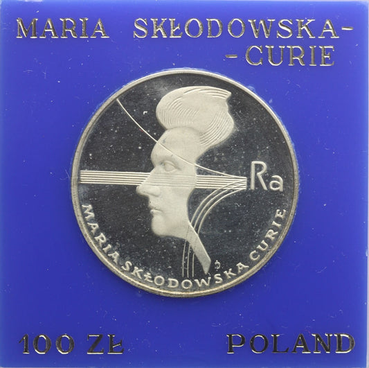 100 zł, Maria Skłodowska -Curie 1974, st. 1/1-