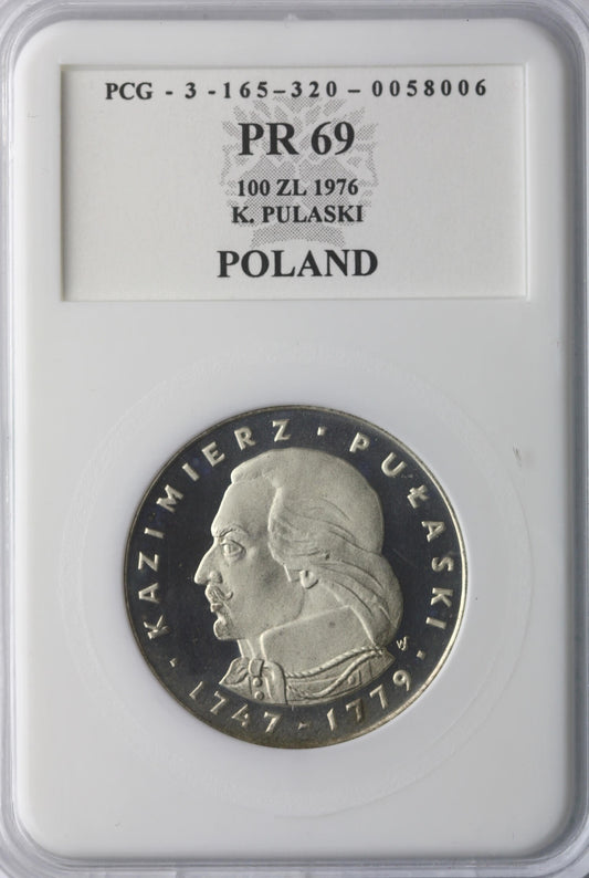 100 zł Pułaski 1976, PCG PR69