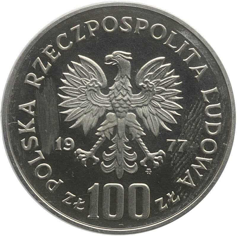 100 zł, Władysław Reymont, 1977 r., stan 1-