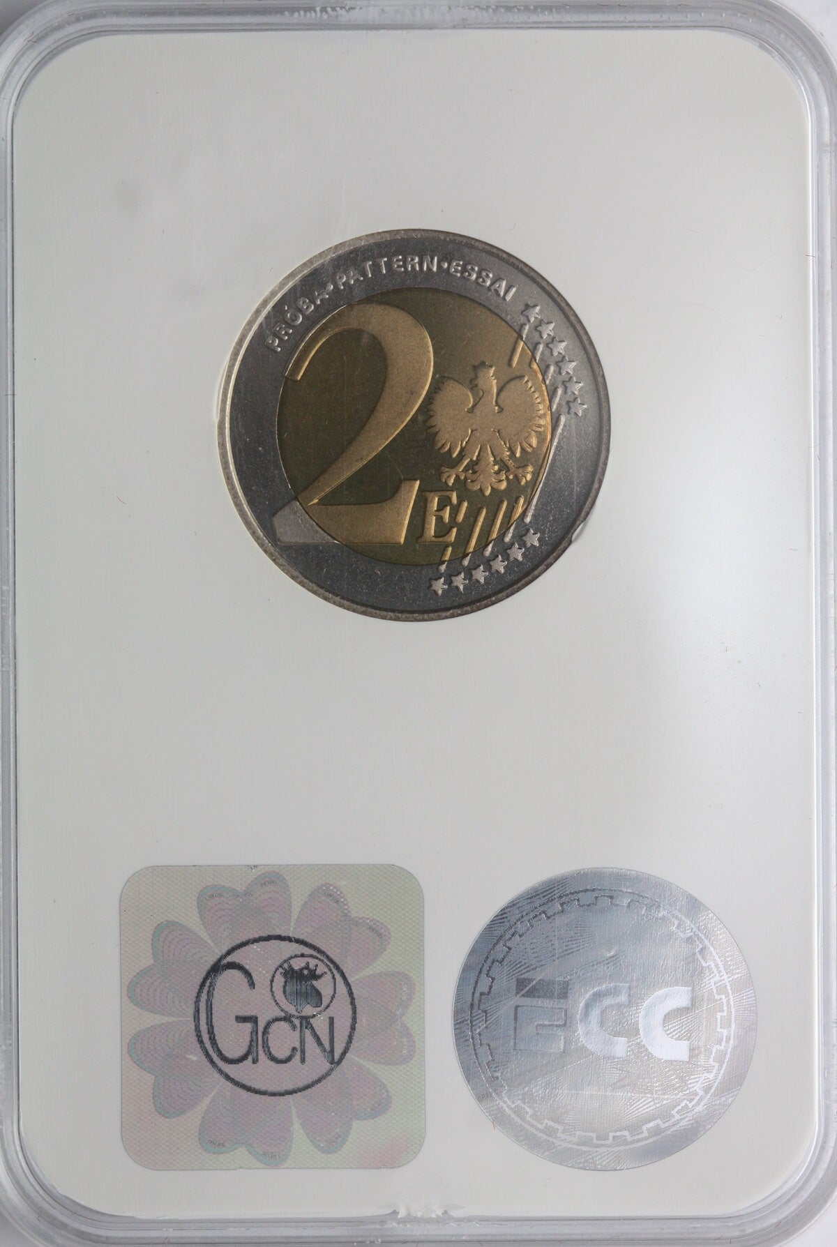 2 euro polskie próba, 2004, GCN MS65