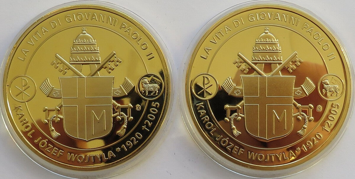 2 x medal Karol Wojtyła 2005, Jan Paweł II