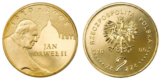 2 zł, Jan Paweł II (1920-2005), Gold Nordic