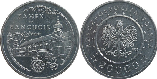 20 000 zł, Zamek w Łańcucie, 1993