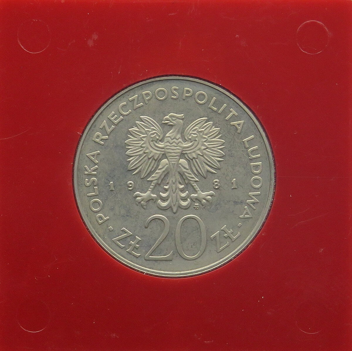 20 zł, Kraków (Cracovia) - próba, 1981