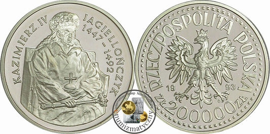 200 000 zł, Kazimierz IV Jagiellończyk, półpostać