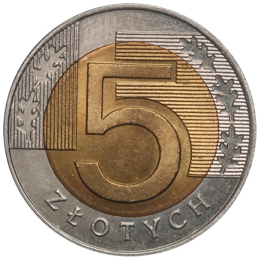 5 złotych, 1994, stan 1-