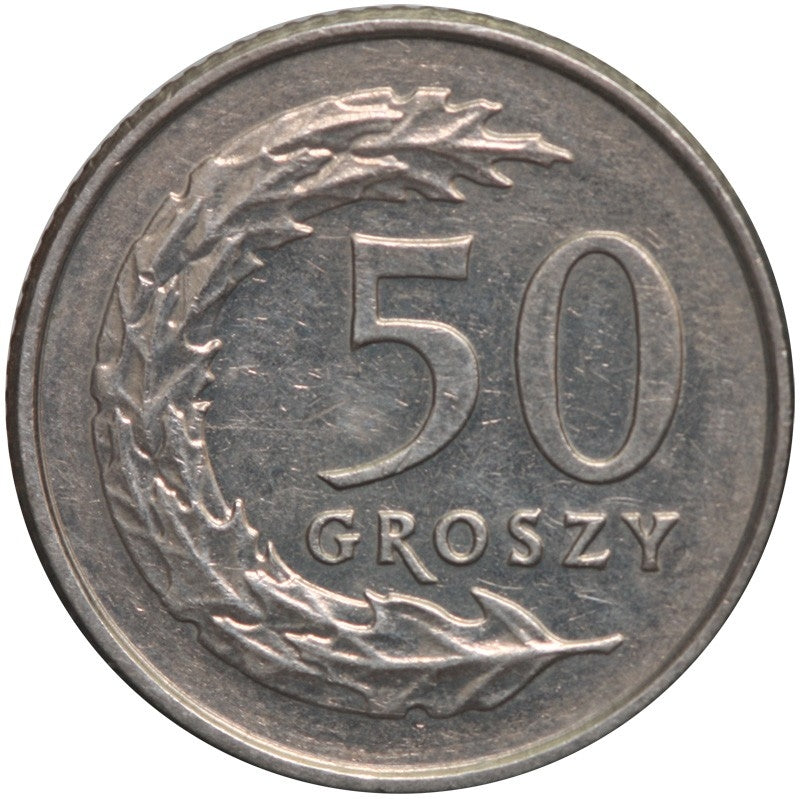 50 groszy, 1991, stan 1-/2+