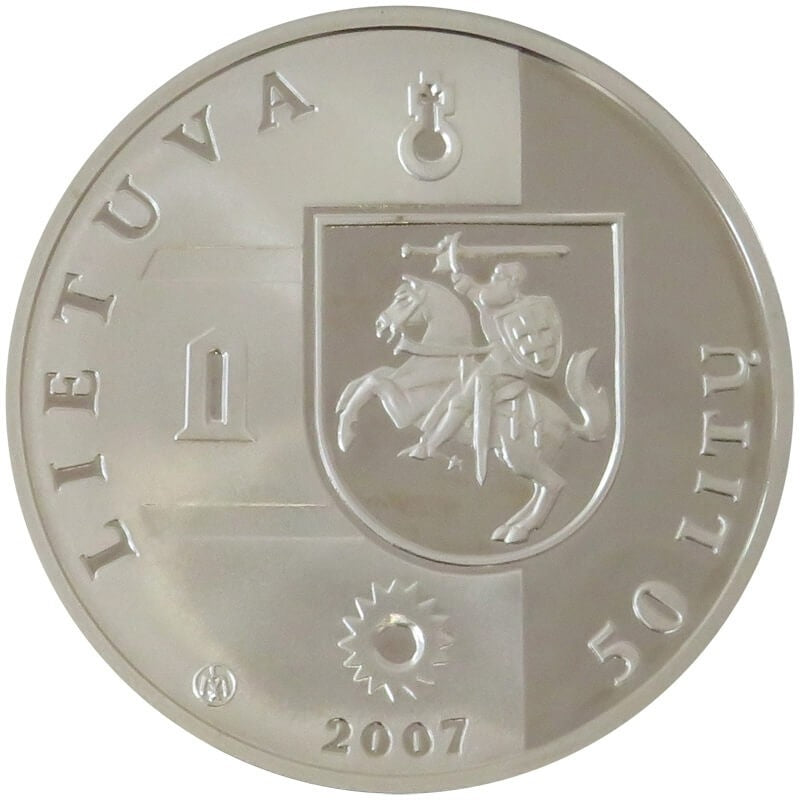 50 litu, Litwa - Panemunes Pilis, 2007, ceryfikat