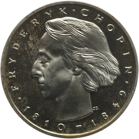 50 zł, Fryderyk Chopin, 1972 r., st. 1-