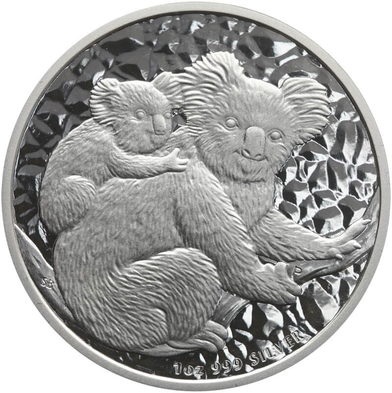 Australia, 1 dolar, Koala, 2008, srebro Ag999, 1OZ, certyfikat