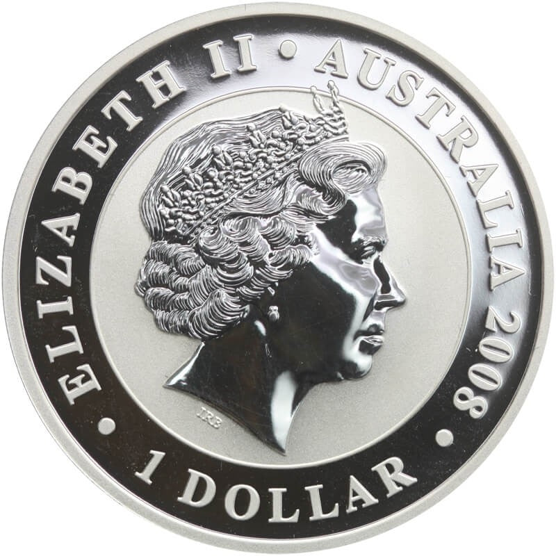 Australia, 1 dolar, Koala, 2008, srebro Ag999, 1OZ, certyfikat