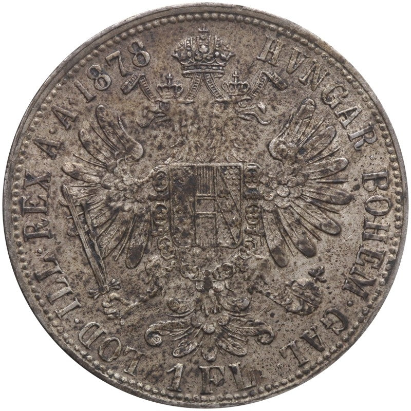 Austria 1 floren, 1878, st. 2