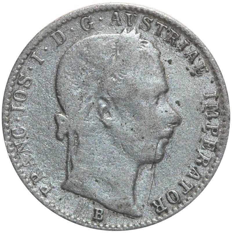 Austria ¼ florena, 1859, stan 3