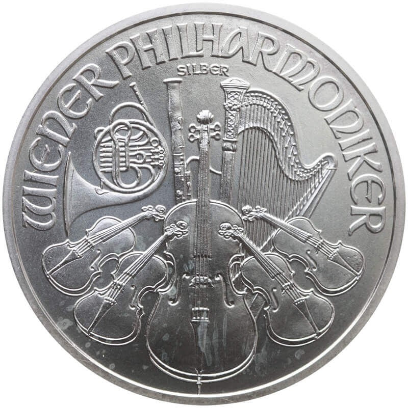 Austria 1,5 Euro 2008 Filharmonicy wiedeńscy, srebro, 1oz, stan 1