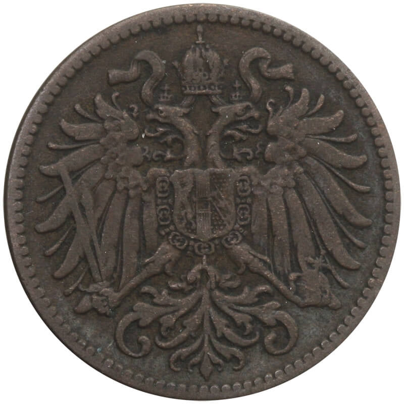 Austria 2 halerze, 1896