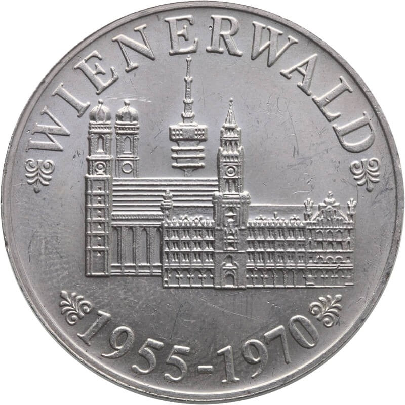 Austria, Medal Las wiedeński, Wienerwald Gastlichkeit, srebro Ag800