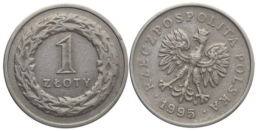 Destrukt, 1 złoty 1995, skrętka w prawo ~15 stopni, st. 3