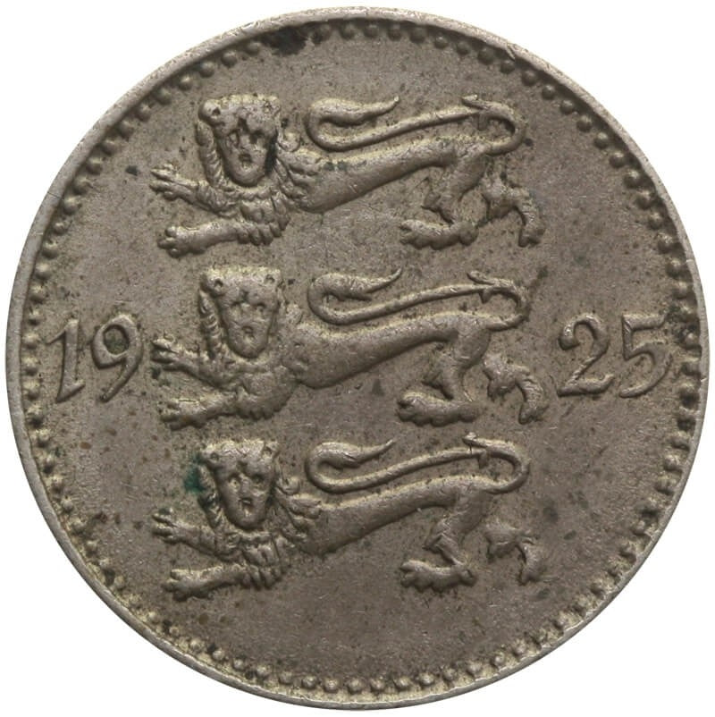 Estonia 3 marki, 1925, stan 3