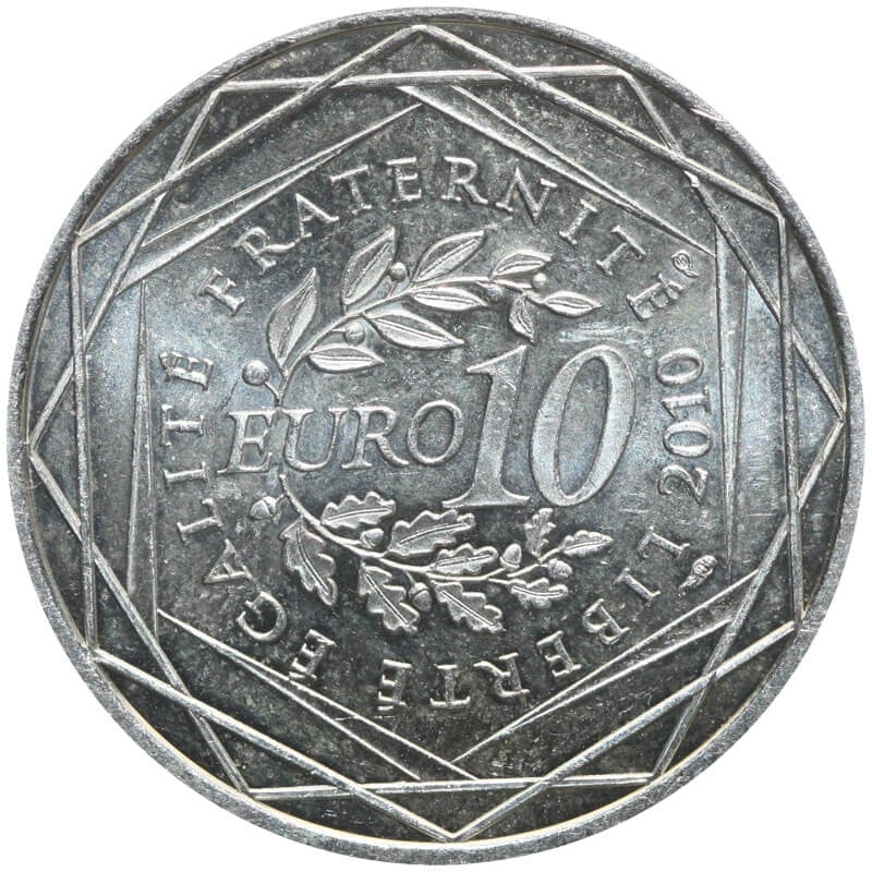 Francja 10 euro, 2010 Francuskie regiony - Ile-de-France, Srebro Ag900