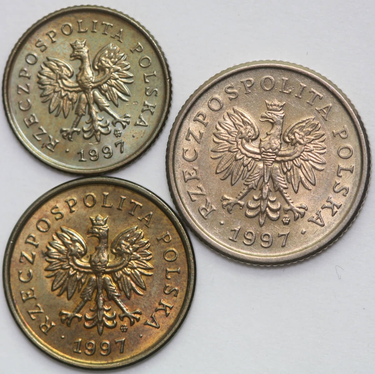 Lot: 1997 1,2,20 groszy