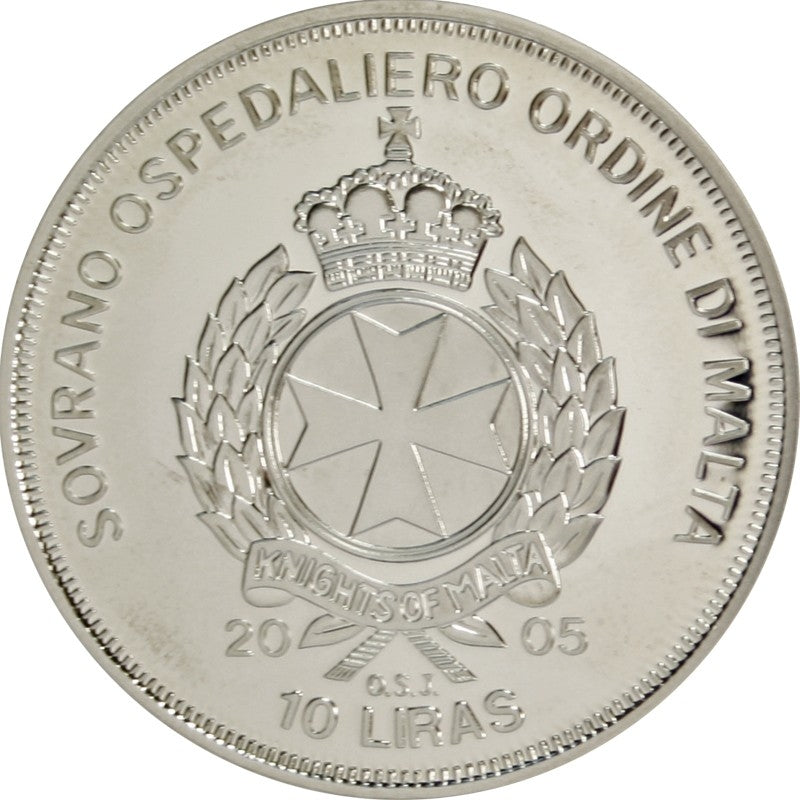 Malta - 10 Liras 2005 - Jan Paweł II