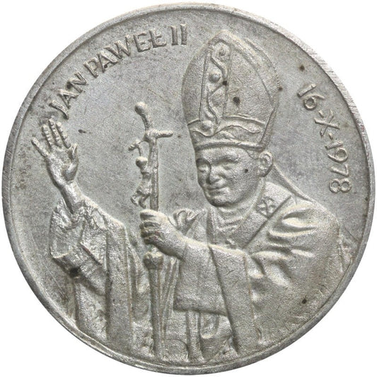 Medal 1978 Jan Paweł 2, Częstochowa, Jasna Góra