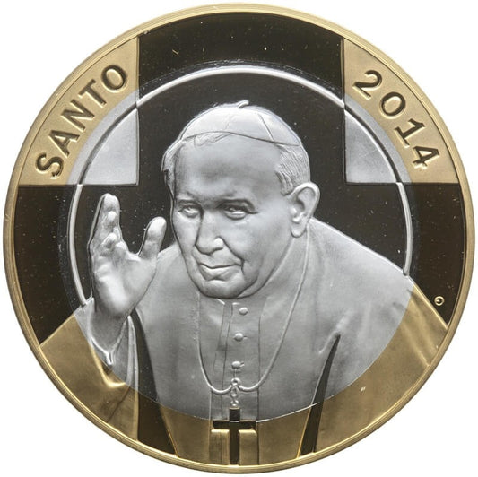 Medal KANONIZACJA Jana Pawła II. Santo 2014.