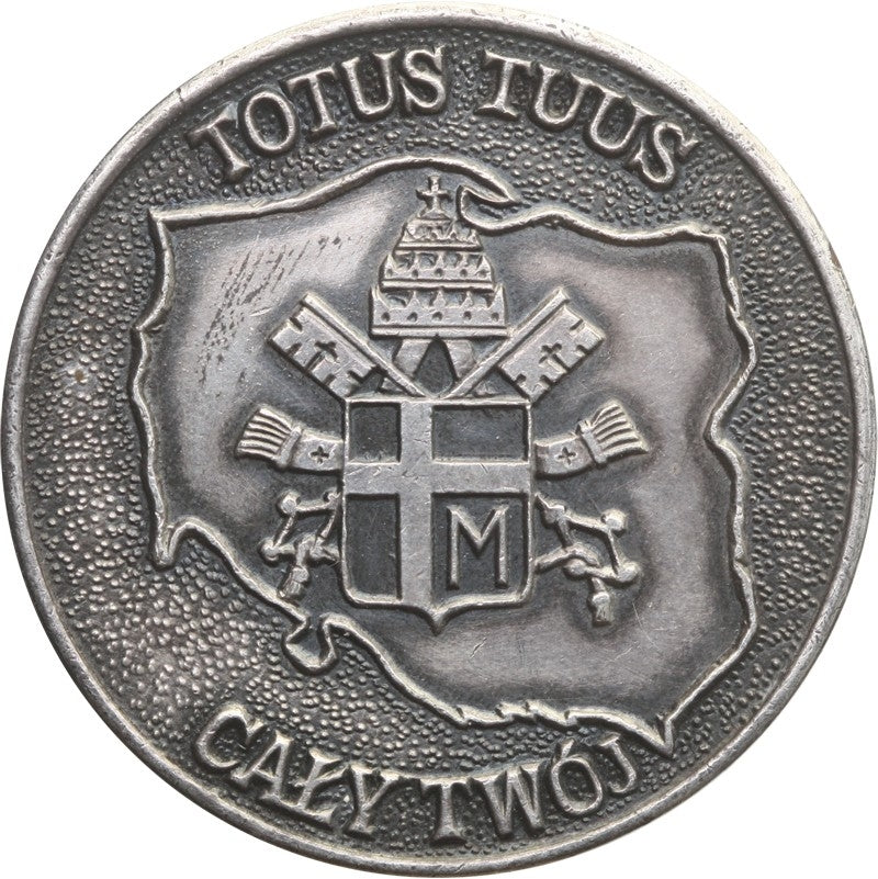 Medal Jan Paweł 2, Totus Tuus, BARDZO rzadka odmiana