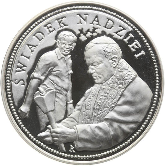 Medal, Jan Paweł II świadek nadziei, srebro