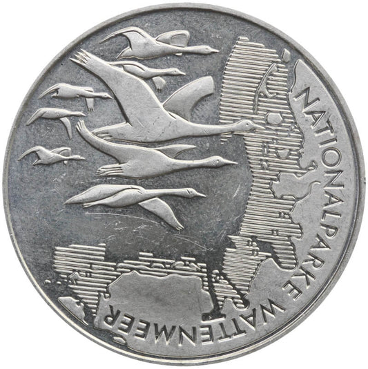 Niemcy 10 euro, 2004 Park Narodowy Dolnosaksońskiego Morza Wattowego, srebro