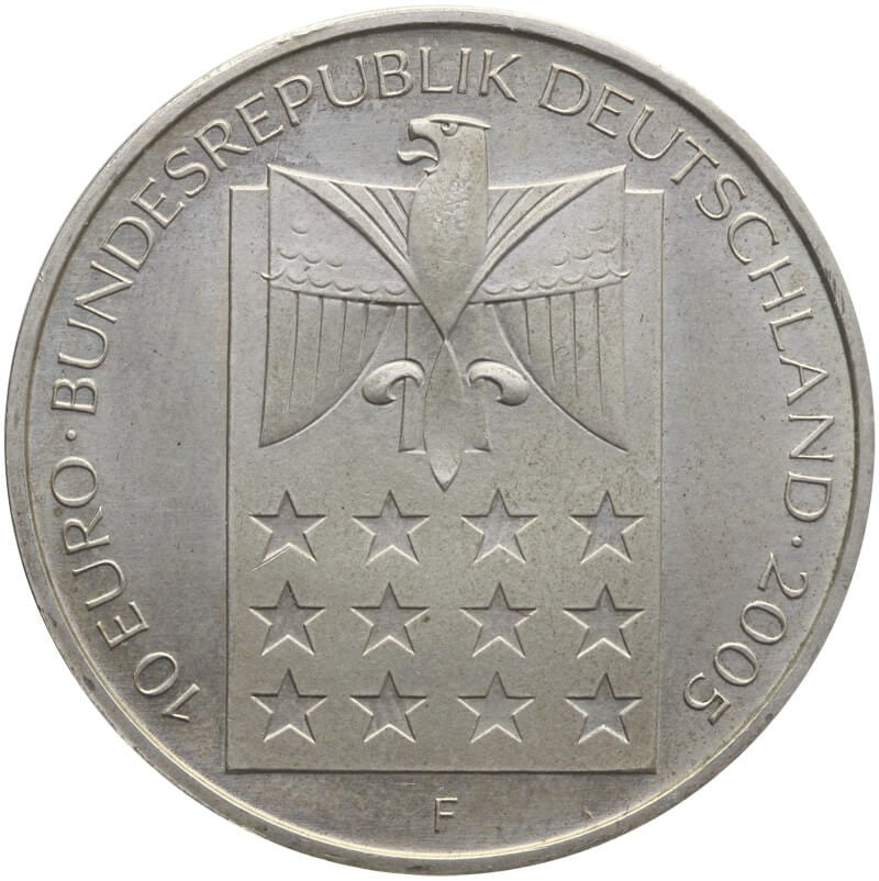 Niemcy 10 euro, 2006, 100 rocznica - Laureatka nagrody Nobla Bertha von Suttner