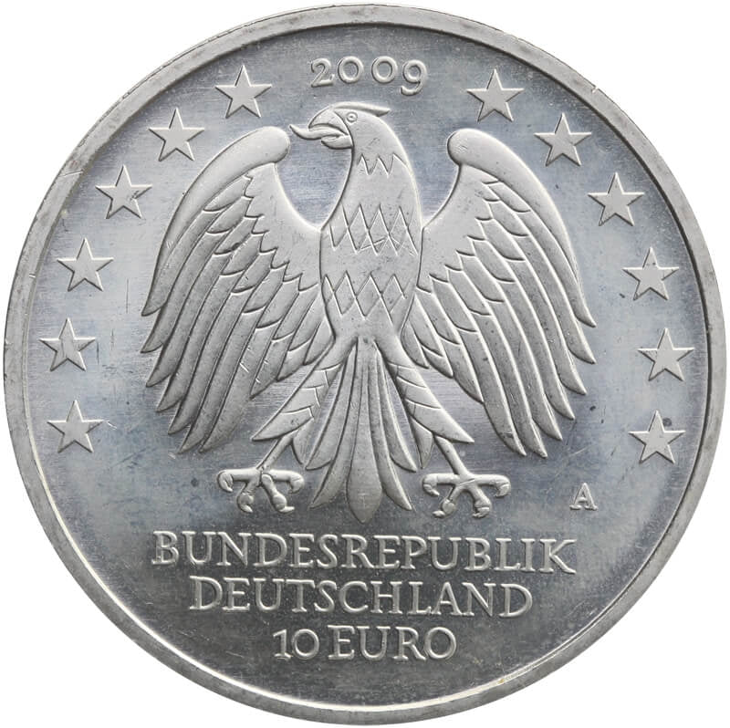 Niemcy 10 euro, 2009 600 lat Uniwersytetu Lipskiego