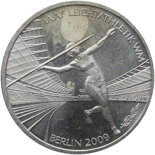 Niemcy 10 euro, 2009 Mistrzostwa świata w lekkoatletyce w Berlinie 2009, srebro