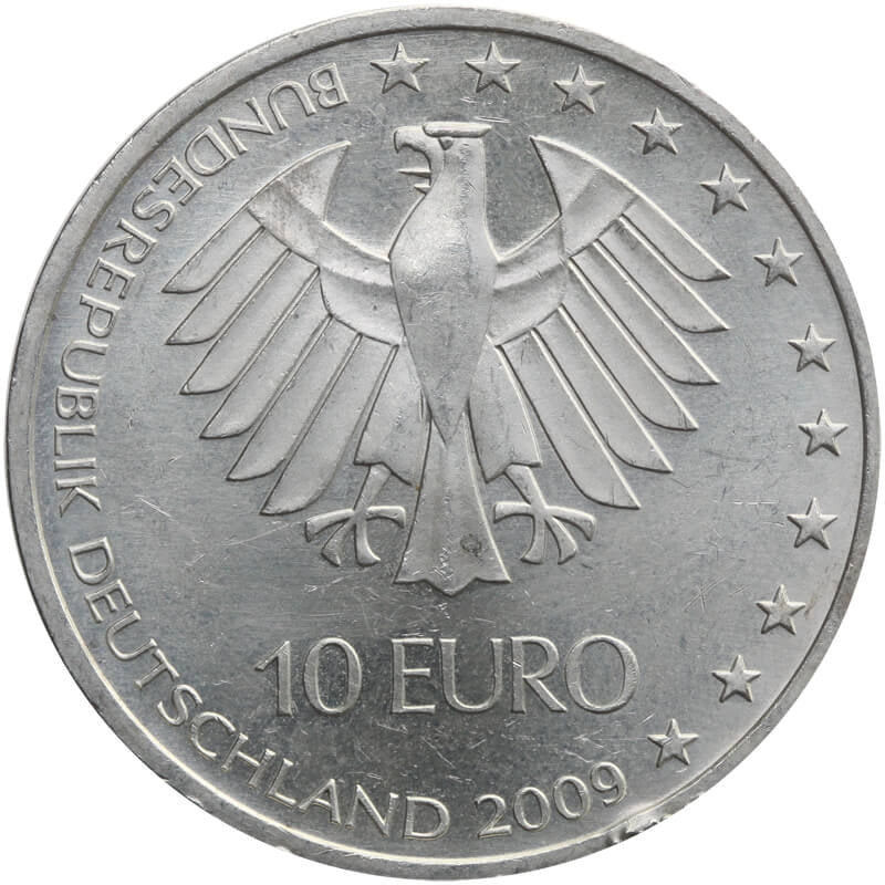 Niemcy 10 euro, 2009 Mistrzostwa świata w lekkoatletyce w Berlinie 2009, srebro