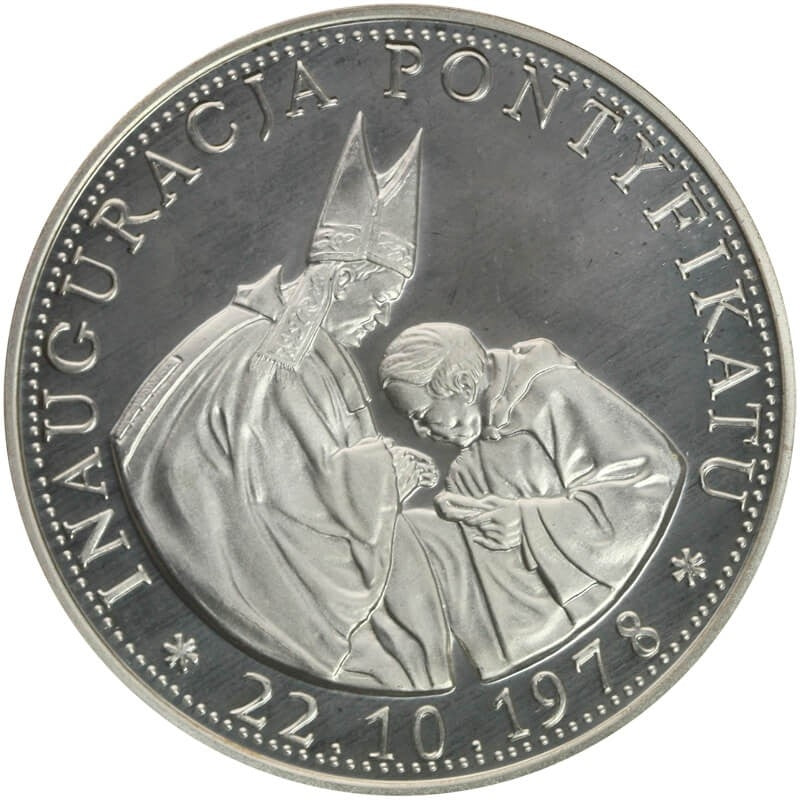 Polska, medal Jan Paweł II, Inauguracja pontyfikatu, 2008 r., certyfikat