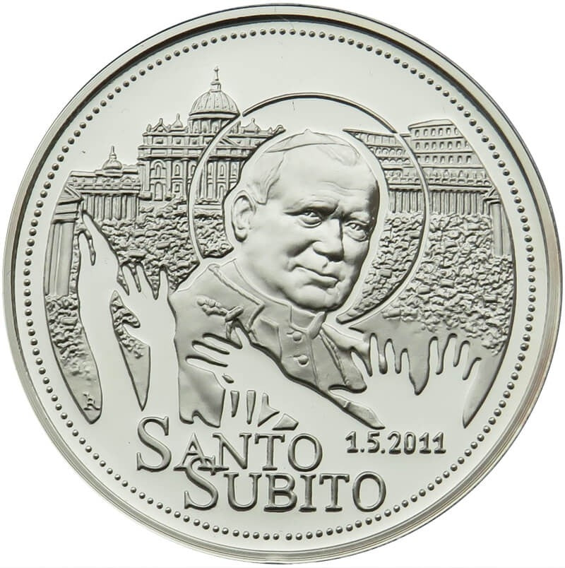 Polska, medal Jan Paweł II, Santo subito, 2011 r.