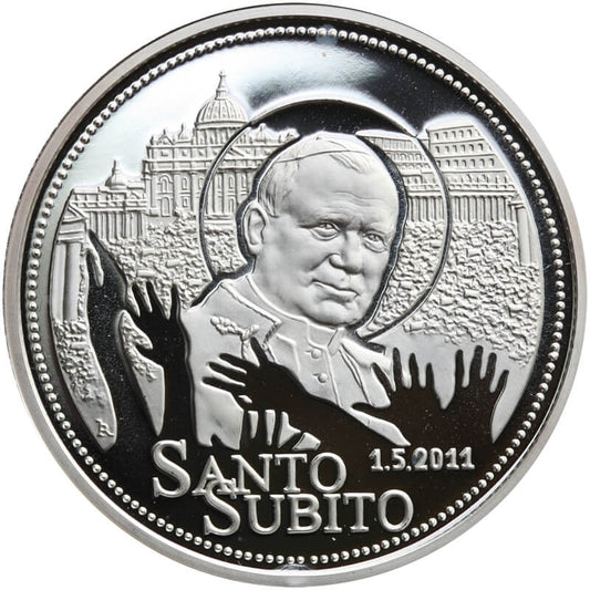 kopia Polska, medal Jan Paweł II, Santo subito, 2011 r.