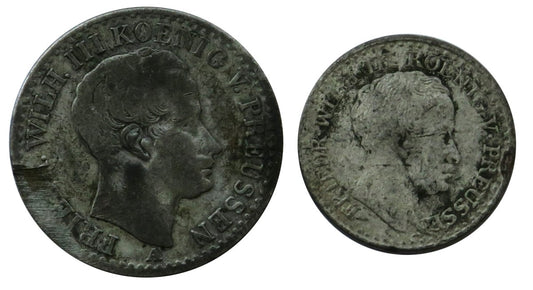 Prusy, Wilhelm III, 1/6 talara, 1 grosz, 1825 r.