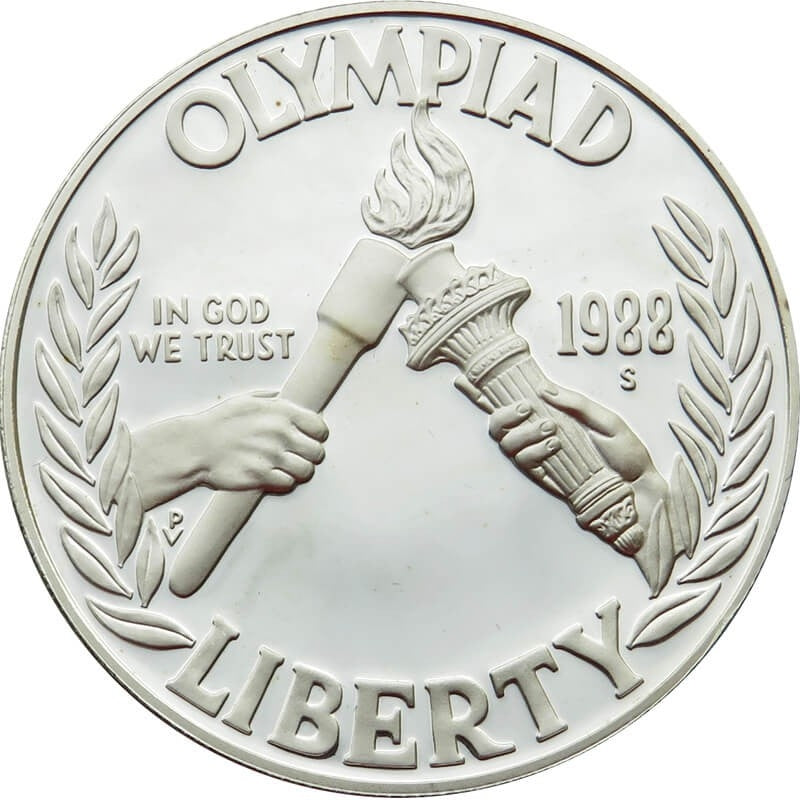 USA 1 dolar, 1988, Igrzyska XXIV Olimpiady, Seul 1988