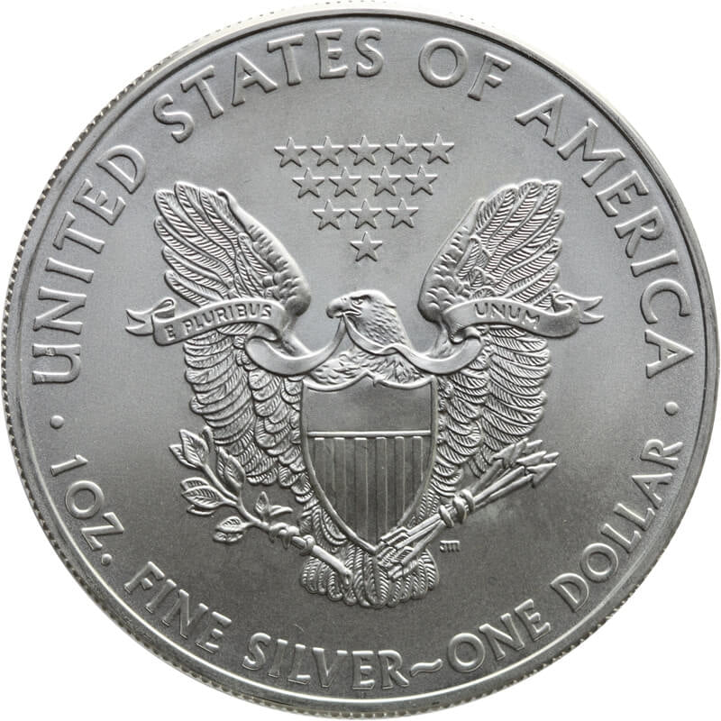 USA, 1 dolar "Srebrny Orzeł", 1 Oz, 2008, 1/1-