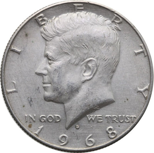 USA 1/2 dolara half dollar Kennedy 1968, stan 2